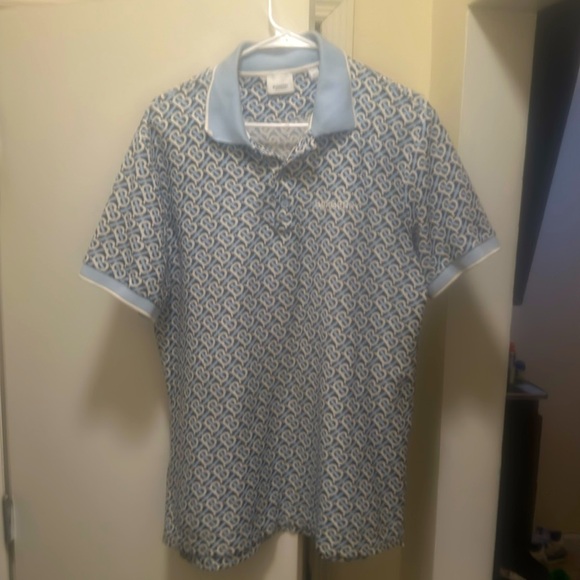 Burberry monogram shirt medium fits like a large